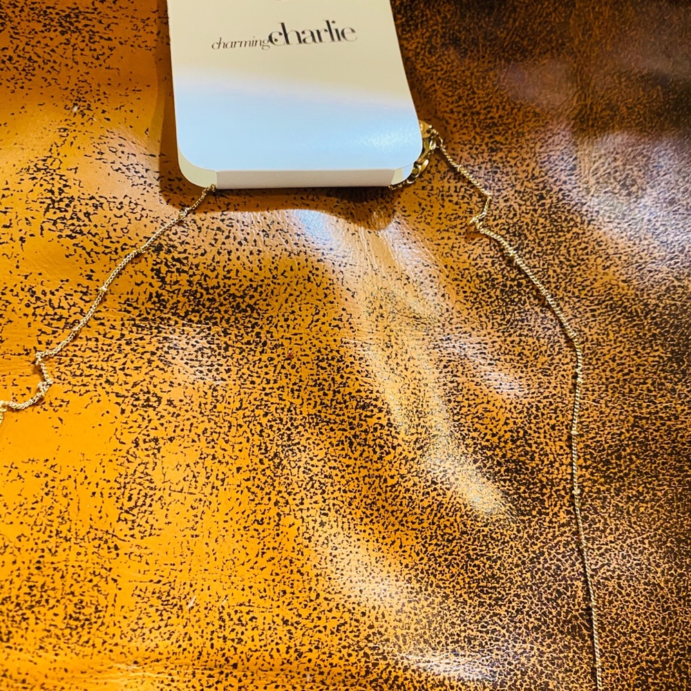 Charming Charlie Purple Gemstone 💜Necklace NWT - Picture 3 of 7